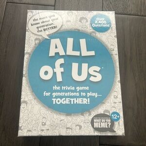 NEW! All of us the trivia game for generations to play